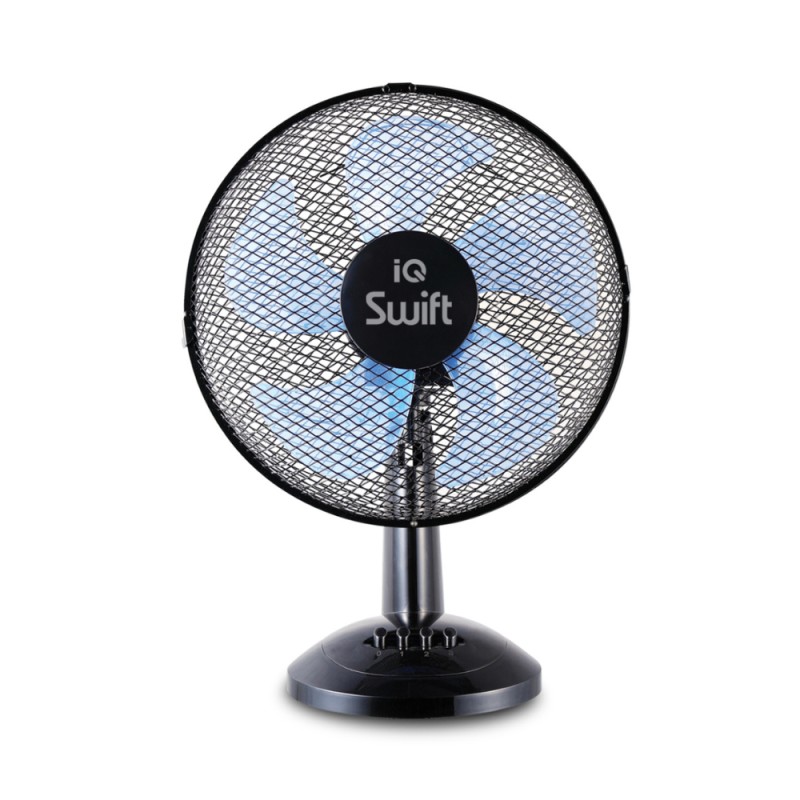 IQ Επιτραπέζιος Ανεμιστήρας Swift PDF30-5 40W Διαμέτρου 30cm Μαύρος
