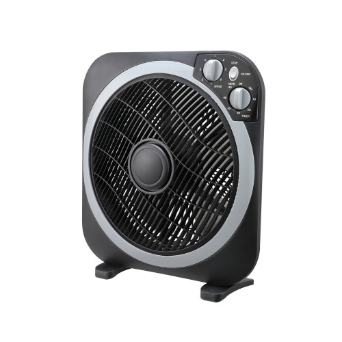 IQ Ανεμιστήρας Box Fan PBF-34 45W Διαμέτρου 30cm Μαύρος
