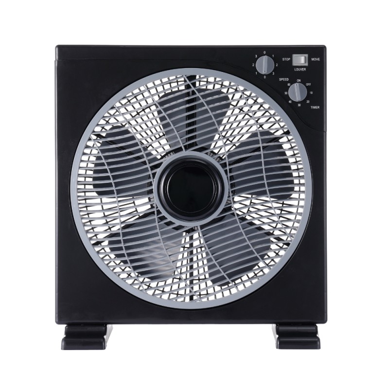 IQ Ανεμιστήρας Box Fan NT-3004 40W Διαμέτρου 30cm Μαύρος