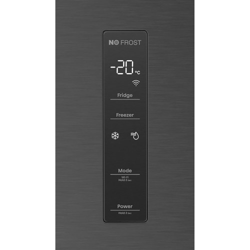 Hisense Ψυγειοκαταψύκτης RT641N4WFE1 Total NoFrost 493Lt Υ200xΠ70.4xΒ69.4εκ. Μαύρος