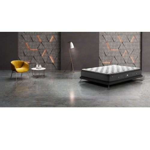 Linea Strom Στρώμα Elementi Ημίδιπλο 110x200x28 με Eνσωματωμένο Ανώστρωμα