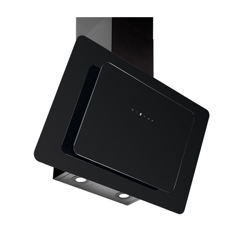 Pyramis Απορροφητήρας Τζάκι Fiero (065023001) Μαύρος 90cm