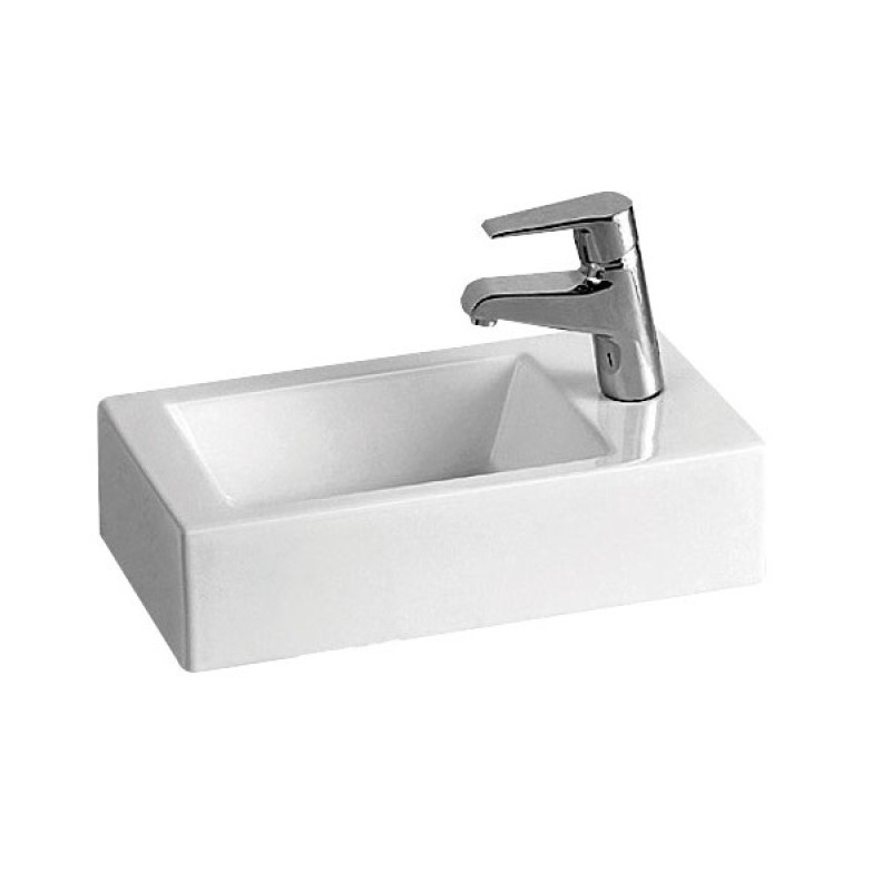 Pyramis Νιπτήρας Κρεμαστός Lobelia (023017501) 45x26cm Λευκός