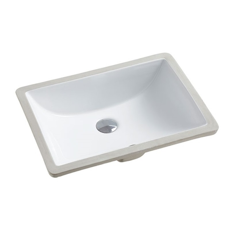 Pyramis Νιπτήρας Υποκαθήμενος Salvia (023018301) 51x38,5cm Λευκός