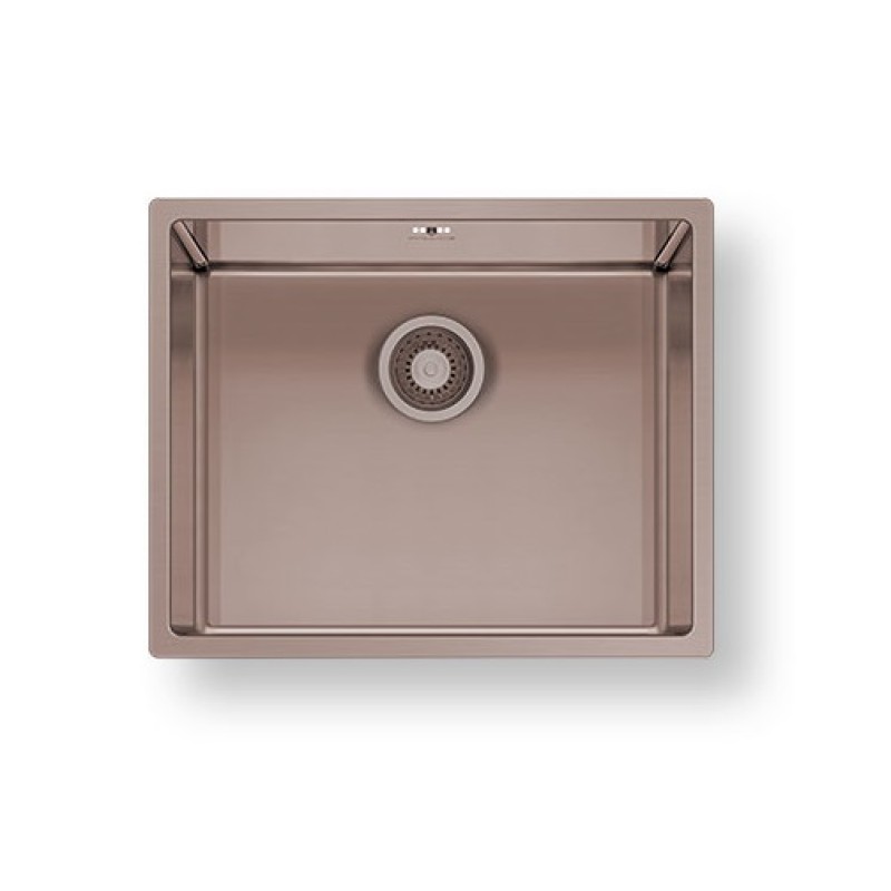 Pyramis Νεροχύτης Ισόπεδος Astris Colora 1B 50x40cm (101055901) Copper