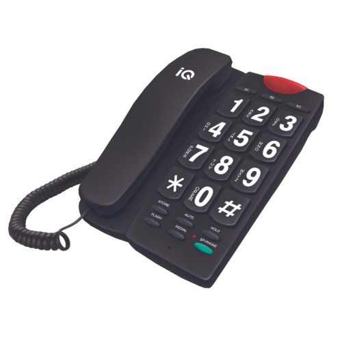 IQ Τηλέφωνο Ενσύρματο DT-836BB Μαύρο