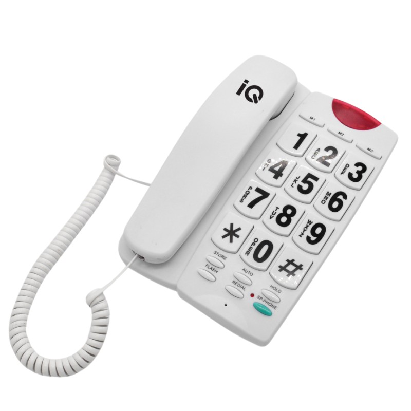 IQ Τηλέφωνο Ενσύρματο  DT-836BB Λευκό