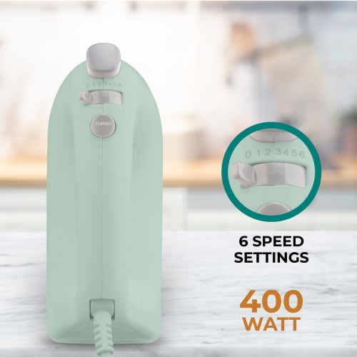 IQ Μίξερ Χειρός Memories HM-211 400W Μέντα