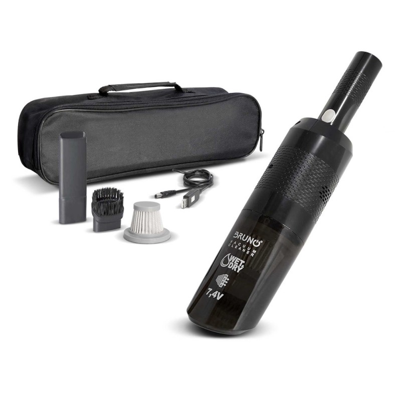 Bruno Επαναφορτιζόμενο Σκουπάκι Υγρών / Στερεών BRN-0125 7.4V Μαύρο