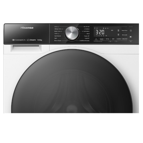 Hisense Πλυντήριο Ρούχων WF5S1043BW (10.5kg 1400Rpm A)