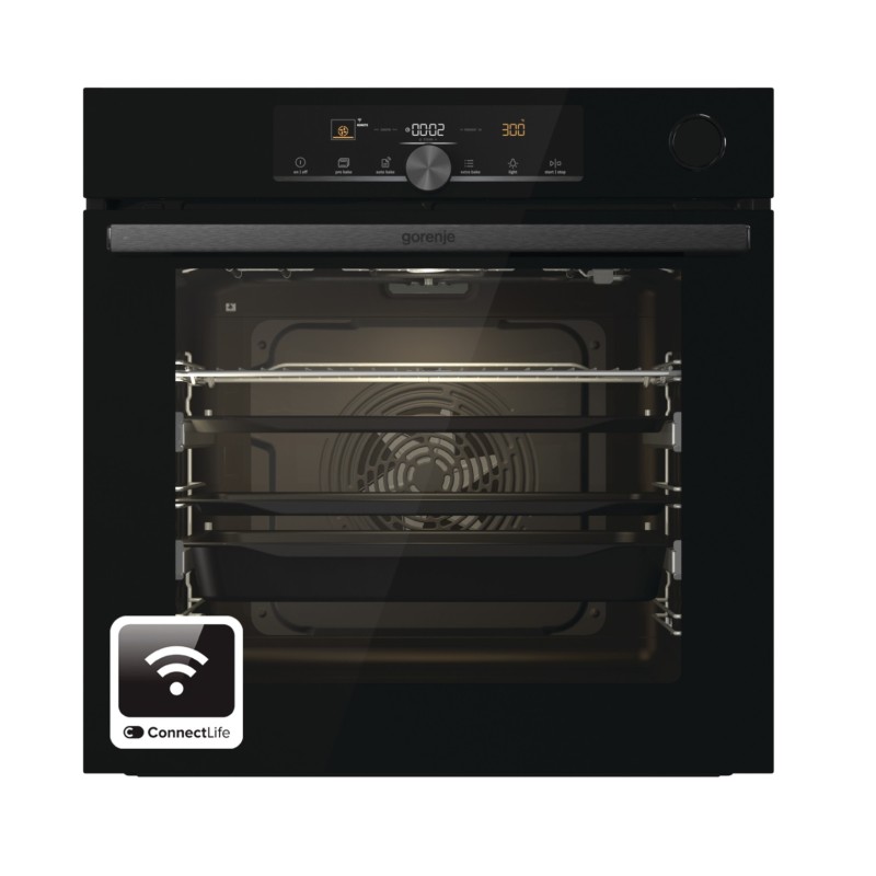 Gorenje Εντοιχιζόμενος Φούρνος Ανω Πάγκου BSA6747A04BGWI (739568) Ατμού 77Lt