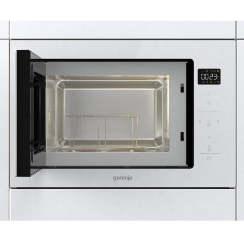 Gorenje Εντοιχιζόμενος Φούρνος Μικροκυμάτων BM251SG2WG (738324) 25lt Λευκός