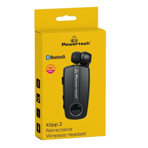 Powertech Ακουστικά Bluetooth Klipp 2 PT-998 Grey
