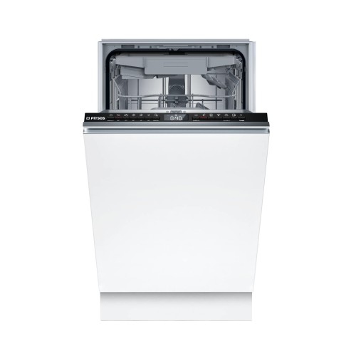 Pitsos Εντοιχιζόμενο Πλυντήριο Πιάτων DVS61X01 για 10 Σερβίτσια Π44.8xY81.5εκ.