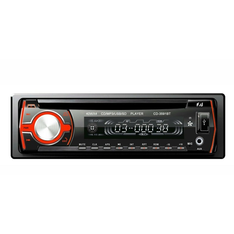 F&U Car Audio CD-3591BT με CD player, USB & Bluetooth
