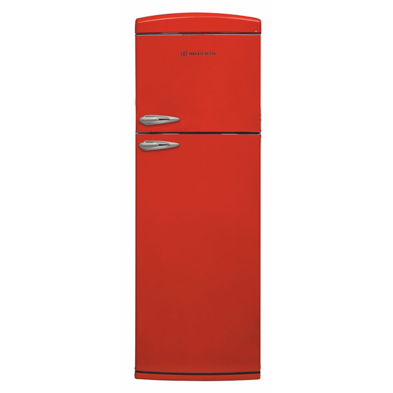 Morris Ψυγείο Δίπορτο Retro Series MRS-31310R NoFrost 310Lt Υ175,2xΠ60,5xΒ68,1εκ. Red