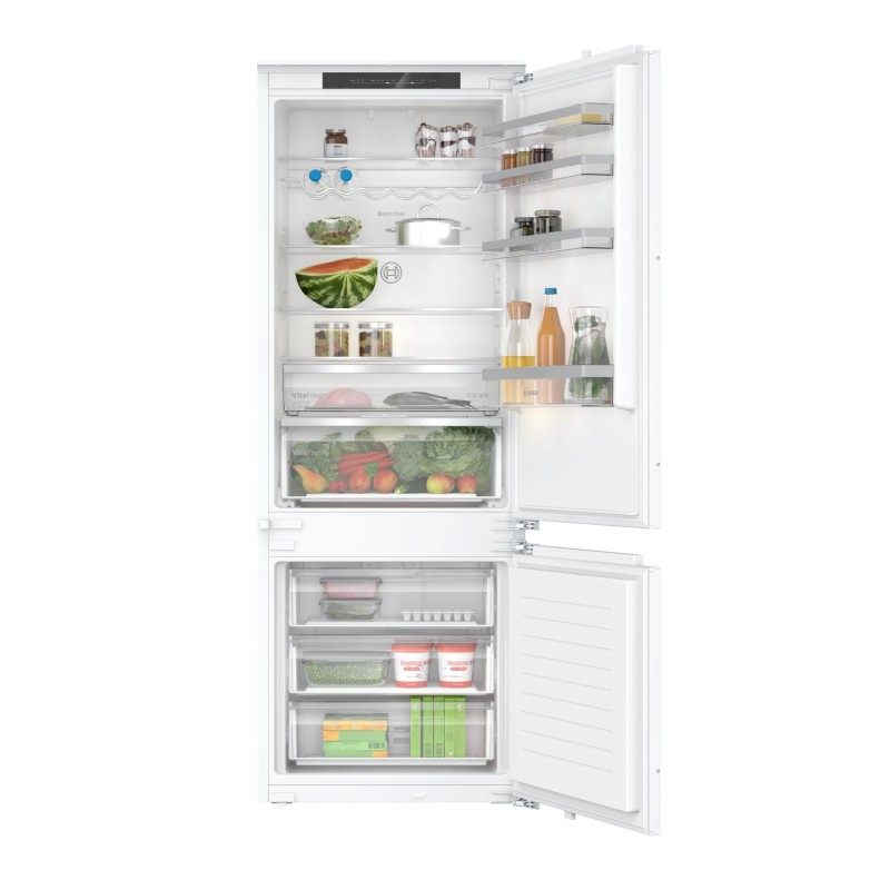 Bosch Ψυγειοκαταψύκτης Εντοιχιζόμενος KBN96VFE0 NoFrost 383Lt Υ193.5xΠ70.8xΒ54,8εκ.