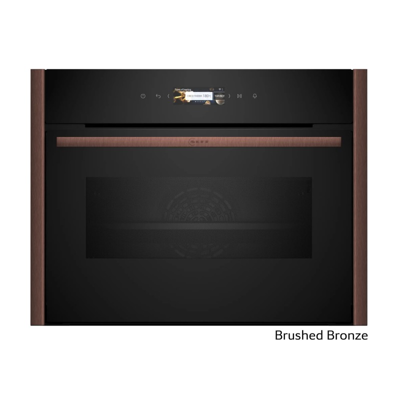 Neff Εντοιχιζόμενος Φούρνος Μικροκυμάτων Flex Design C29MR21Y0 47Lt Brushed Bronze