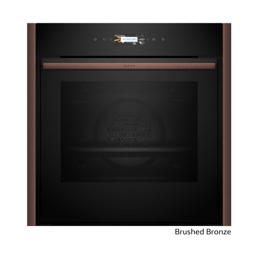 Neff Εντοιχιζόμενος Φούρνος Ανω Πάγκου Flex Design B59CR7KY0 71lt Brushed Bronze