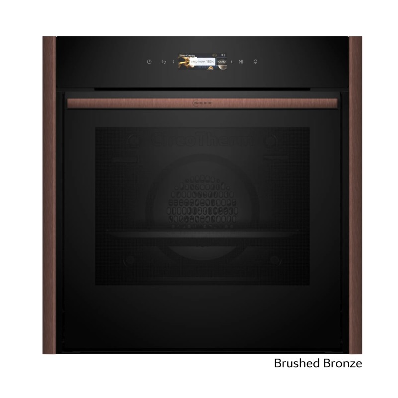 Neff Εντοιχιζόμενος Φούρνος Ανω Πάγκου Flex Design B59CR7KY0 71lt Brushed Bronze