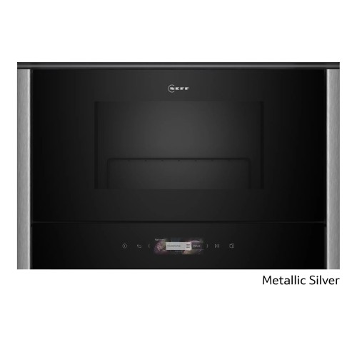 Neff Εντοιχιζόμενος Φούρνος Μικροκυμάτων Flex Design NL9GR31Y1 21Lt Metallic Silver