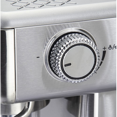 Gruppe Μηχανή Espresso Digitaly EM3207 1465W Πίεσης 19bar Ασημί