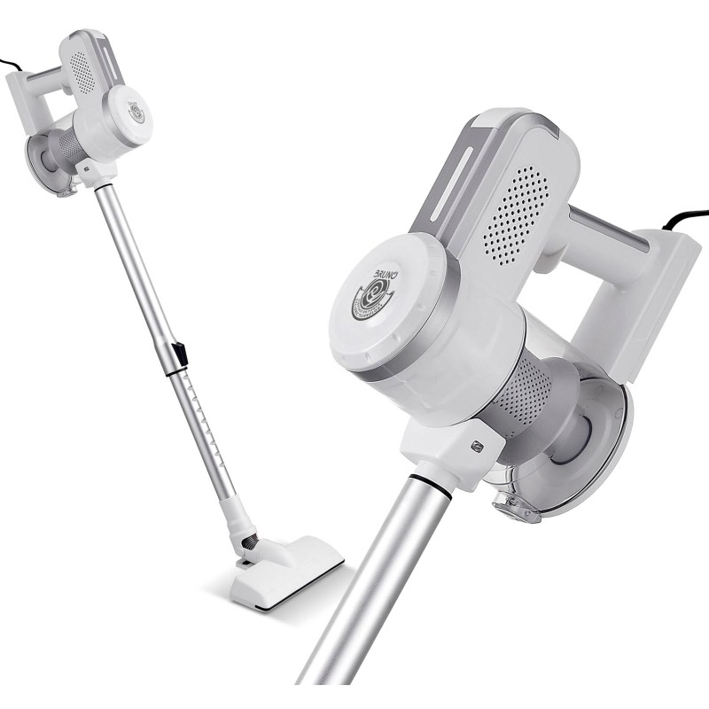 Bruno Ηλεκτρική Σκούπα Χειρός Stick 2 σε 1 BRN-0133 600W Λευκή