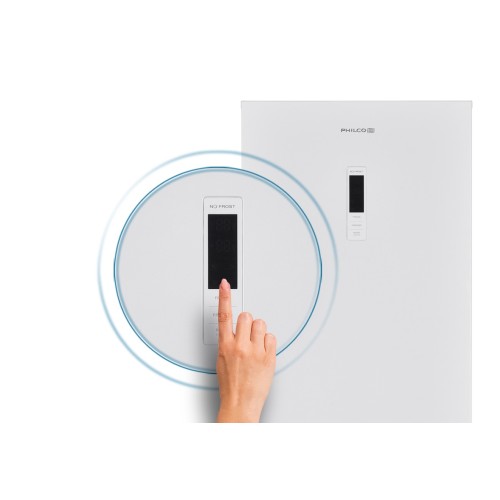 Philco Ψυγειοκαταψύκτης PCF 360WE Total NoFrost 323lt Υ185xΠ60xΒ68.5εκ. Λευκός