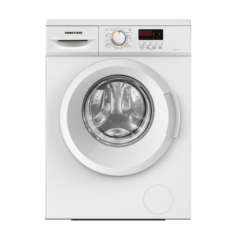 United Πλυντήριο Ρούχων UWM-7123S (7kg 1200rpm)