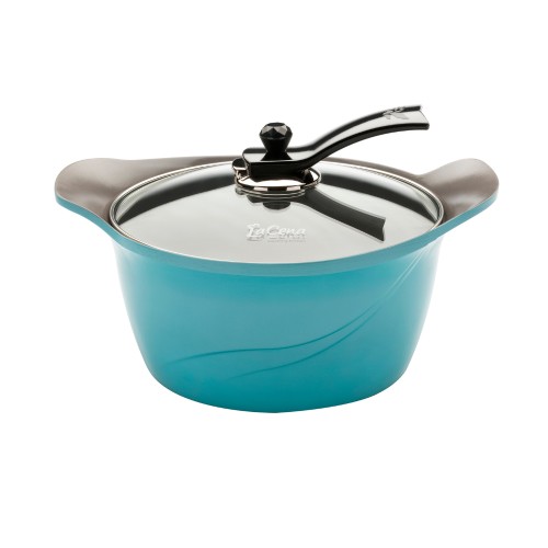 La Cena Κατσαρόλα Αντικολλητική Κεραμική 24cm Blue