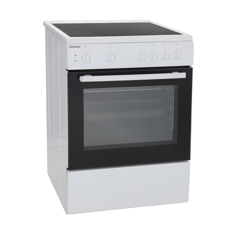 Eskimo Κεραμική Κουζίνα ES VC4031W Λευκή