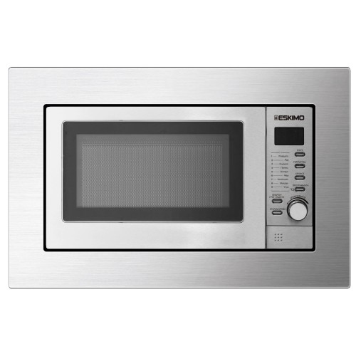 Eskimo Εντοιχιζόμενος Φούρνος Μικροκυμάτων ES MWOBI25DG 25Lt Inox