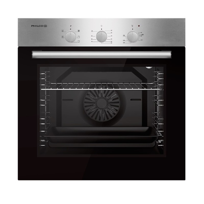 Philco Εντοιχιζόμενος Φούρνος Ανω Πάγκου PBO-680X 80lt Inox