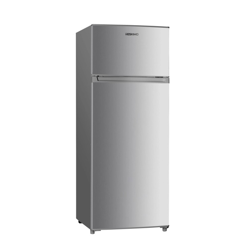 Eskimo Ψυγείο Δίπορτο ES RTF205SES 206Lt Υ143xΠ54,5xΒ55,5εκ. Ασημί