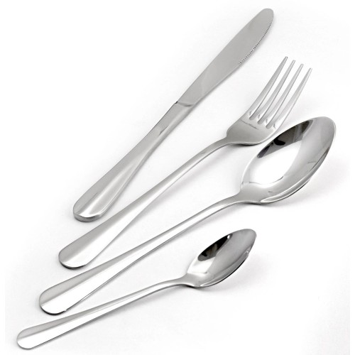 Bruno Σετ Μαχαιροπίρουνα Ανοξείδωτα Harmonia BRN-0158 Aσημί 16τμχ