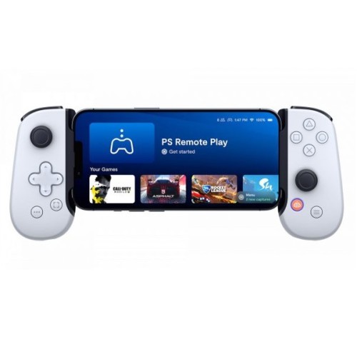 Backbone Ενσύρματο Gamepad One Playstation για iOS BB-02-W-S Λευκό