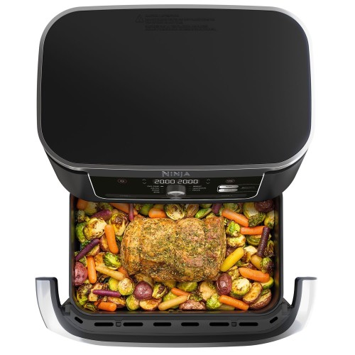 Ninja Φριτέζα Αέρος AF500EU με Διπλό Κάδο 10.4lt Μαύρη