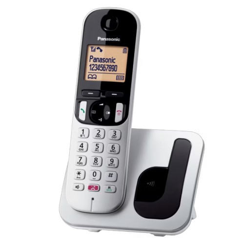 Panasonic Ασύρματο Τηλέφωνο KX-TGC250.GRS Ασημί