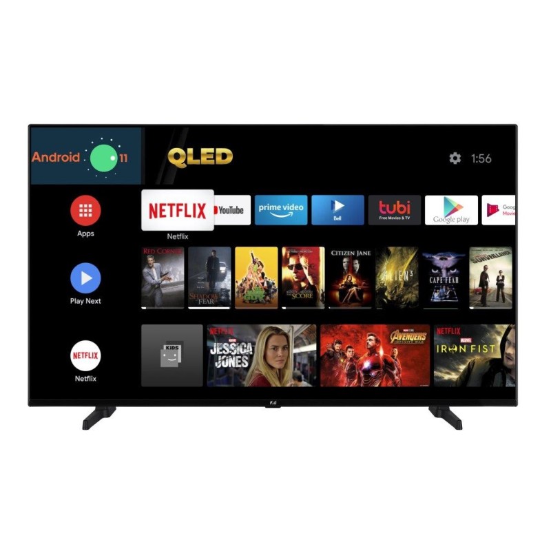 F&U Τηλεόραση Smart FLQ4322UH 4K UHD QLED Android 43''