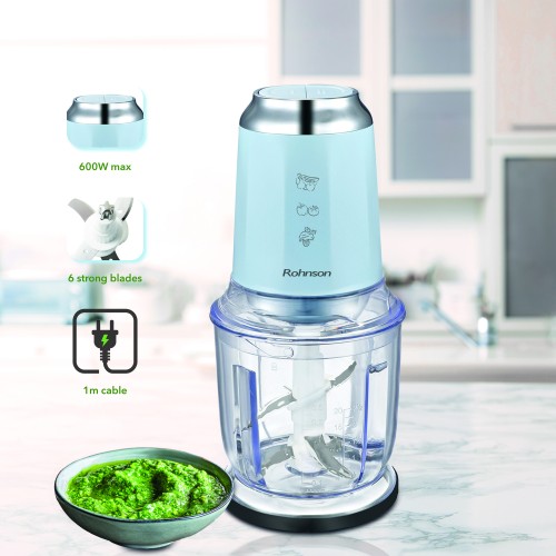 Rohnson Πολυκόπτης R-518 600W με Δοχείο 600ml
