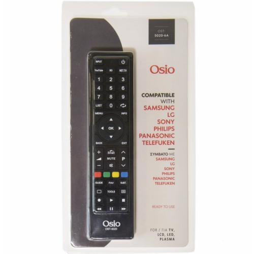 Osio Τηλεχειριστήριο για Smart Τηλεοράσεις OST-5020-6A (10089-0027)