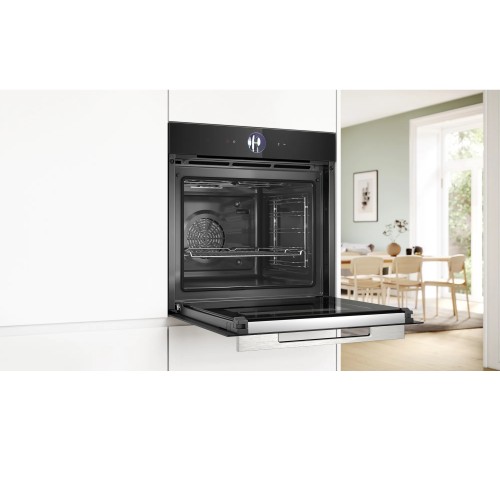 Bosch Εντοιχιζόμενος Φούρνος Ανω Πάγκου HBG7764B1 71lt Μαύρος