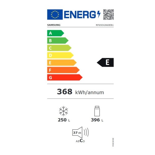 Samsung Ψυγείο Ντουλάπα RF65DG960EB1EF 646Lt Υ183xΠ91.2xΒ72,3εκ.