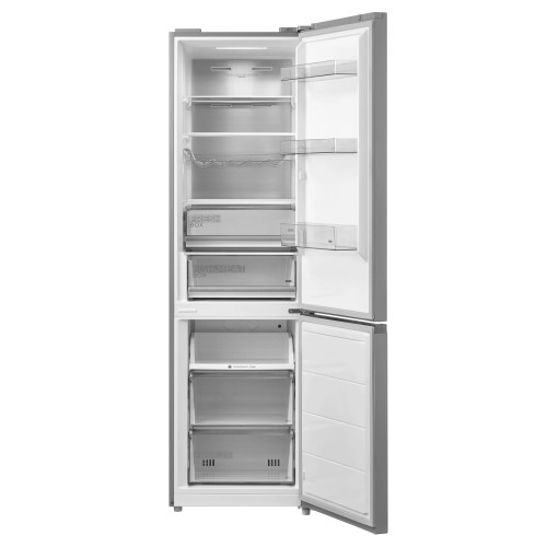 Midea Ψυγειοκαταψύκτης MDRB521MIE02 Total No Frost 378Lt Υ201xΠ59,5xΒ66εκ. Inox