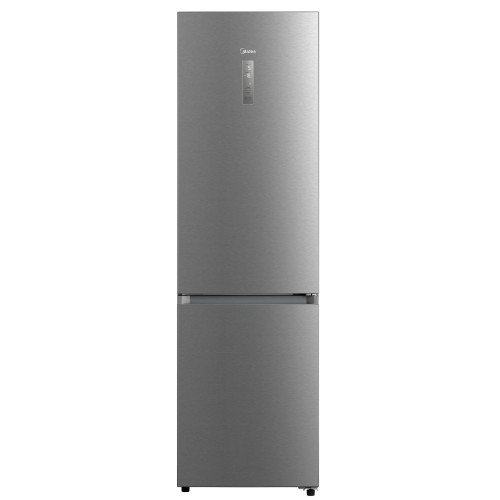 Midea Ψυγειοκαταψύκτης MDRB521MIE02 Total No Frost 378Lt Υ201xΠ59,5xΒ66εκ. Inox