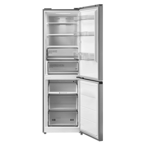 Midea Ψυγειοκαταψύκτης MDRB470MIE02 Total No Frost 338Lt Υ185,8xΠ59,5xΒ66εκ. Inox