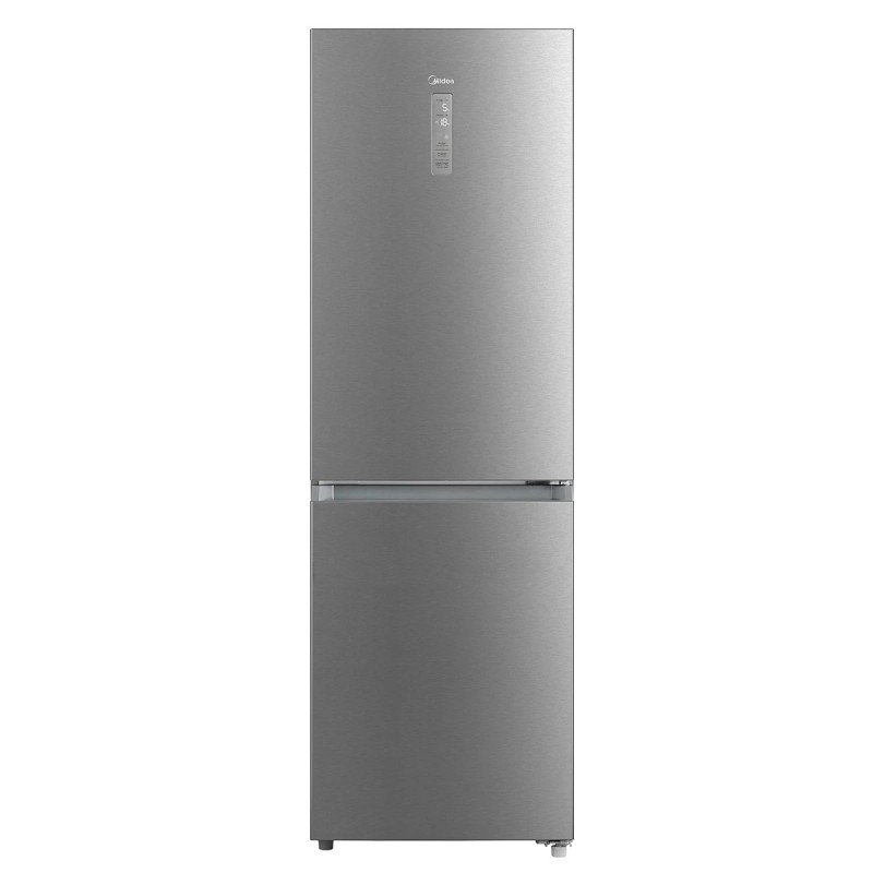 Midea Ψυγειοκαταψύκτης MDRB470MIE02 Total No Frost 338Lt Υ185,8xΠ59,5xΒ66εκ. Inox