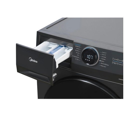 Midea Πλυντήριο Ρούχων MF200W90WB (9kg 1400rpm A) Titanium Μεταλλικό