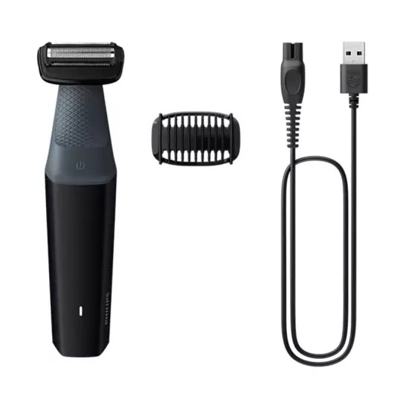 Philips Ξυριστική Μηχανή Σώματος Επαναφορτιζόμενη Bodygroom Series 3000 BG3017/01
