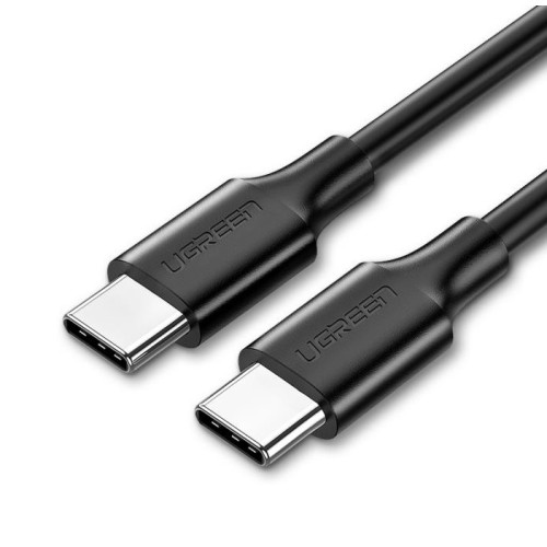 Ugreen Καλώδιο 340144 Regular USB 2.0 Cable USB-C male - USB-C male Μαύρο 1m